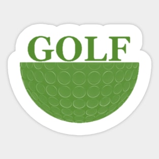 Golf Ball Sticker